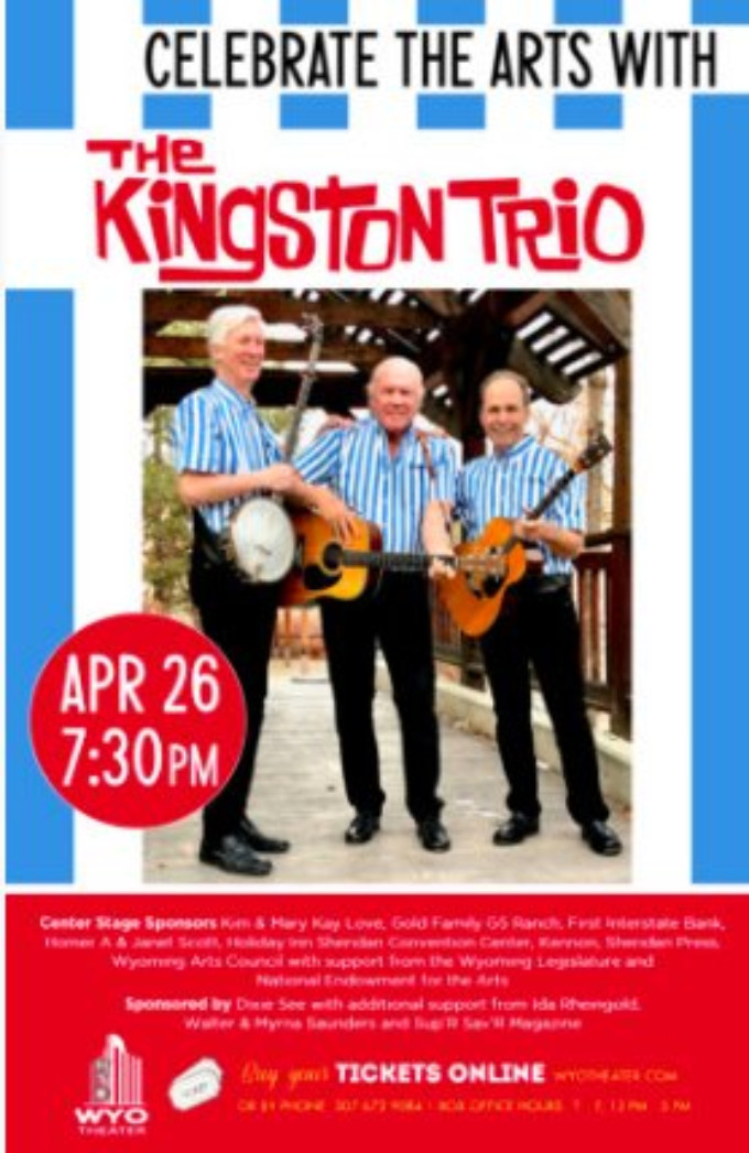 The WYO Celebrates The Arts With The Kingston Trio Image