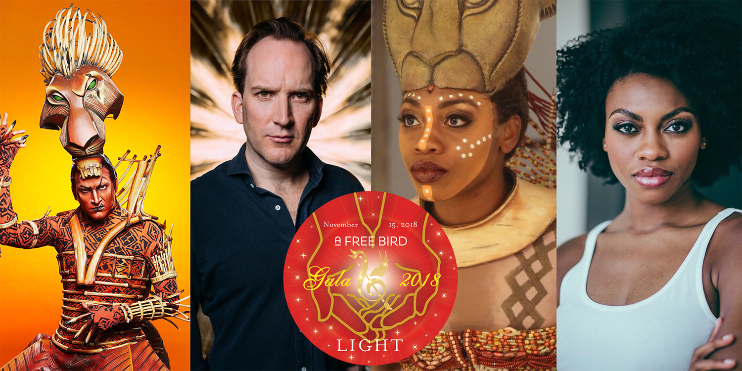 Broadway Stars, The Lion King Adrienne Walker and Stephen Carlile to support Childhood Cancer at A Free Bird's Gala 2018 