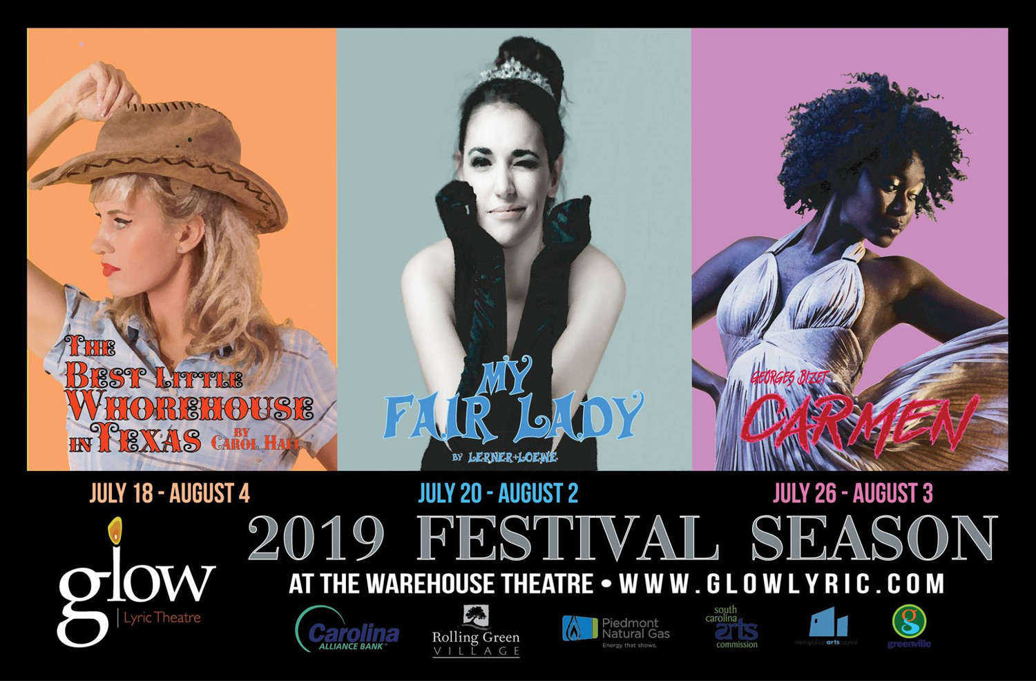 Interview: GLOW Lyric Theatre's Jenna Tamisiea on their 2019 FESTIVAL SEASON Image