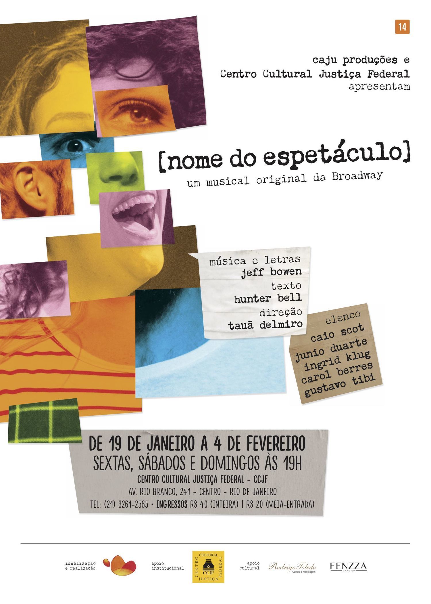 Review:  NOME DO ESPETACULO, title of the show, Should Be Nine People's Favorite Thing 