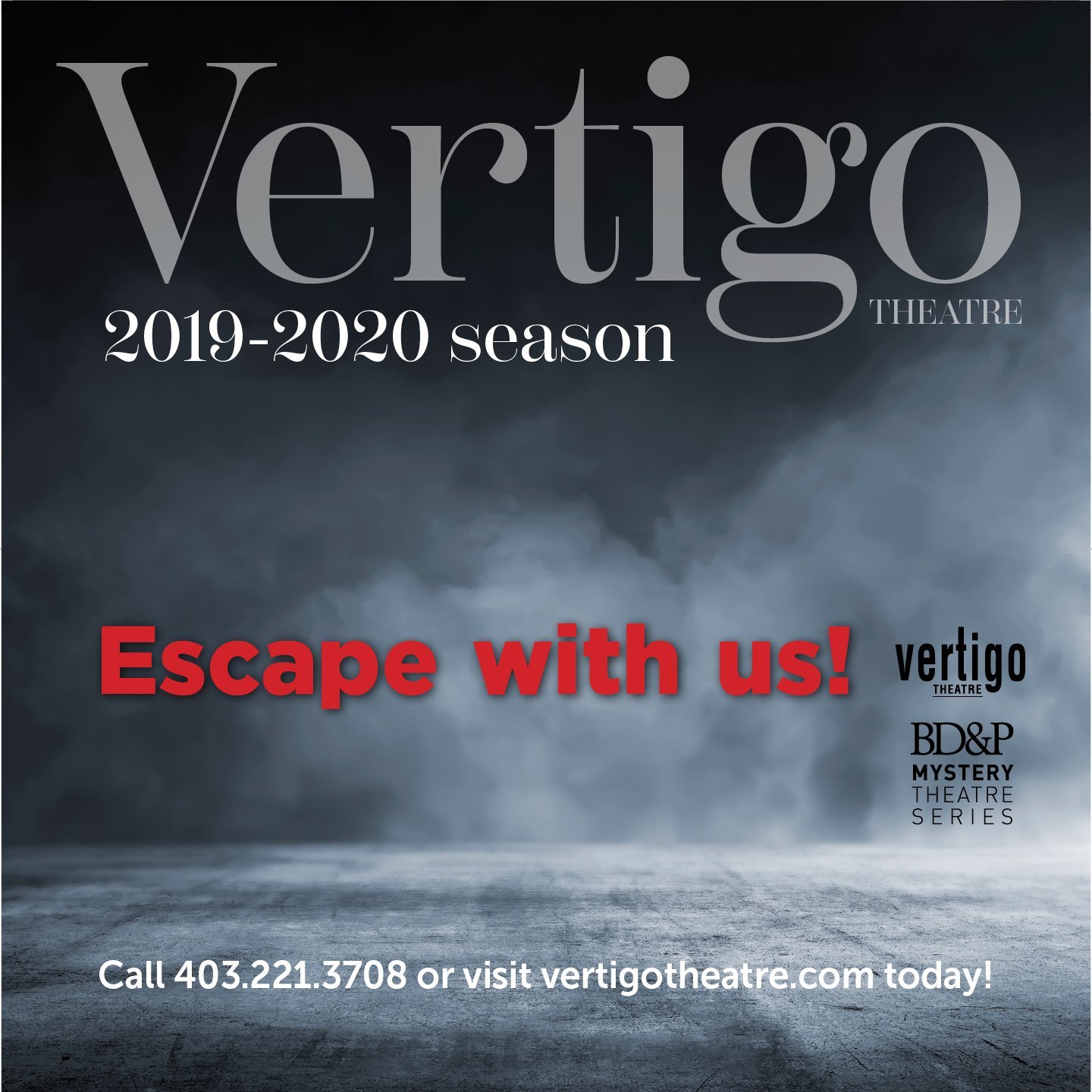 Vertigo Theatre Announces 2019-2020 Season of Mystery 