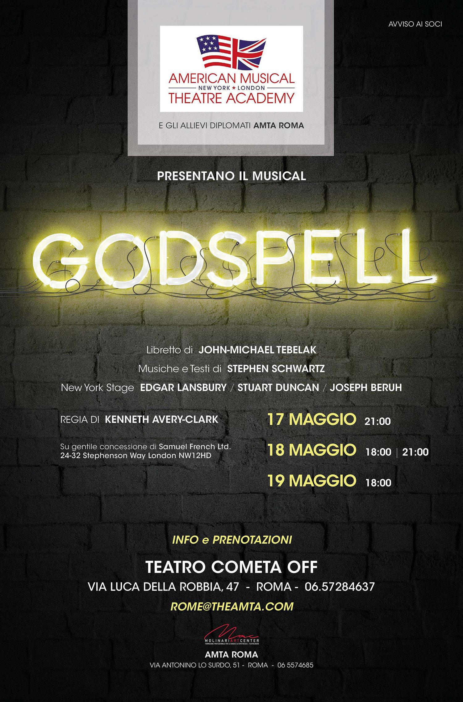 Gli allievi dell'AMTA tornano in scena con GodSpell Image