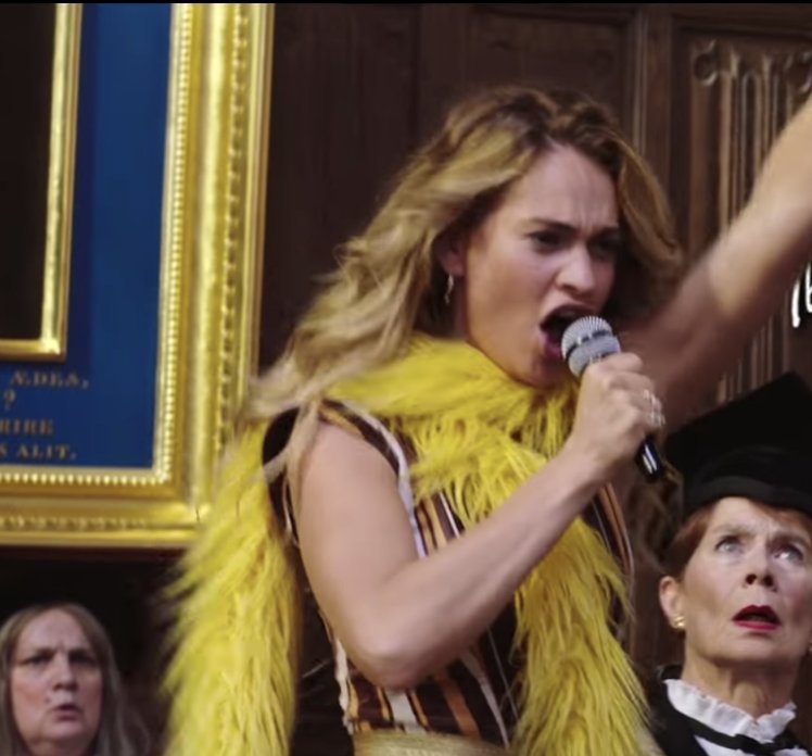 VIDEO Lyric Video of Lily James Singing ABBA Hit From MAMMA MIA HERE