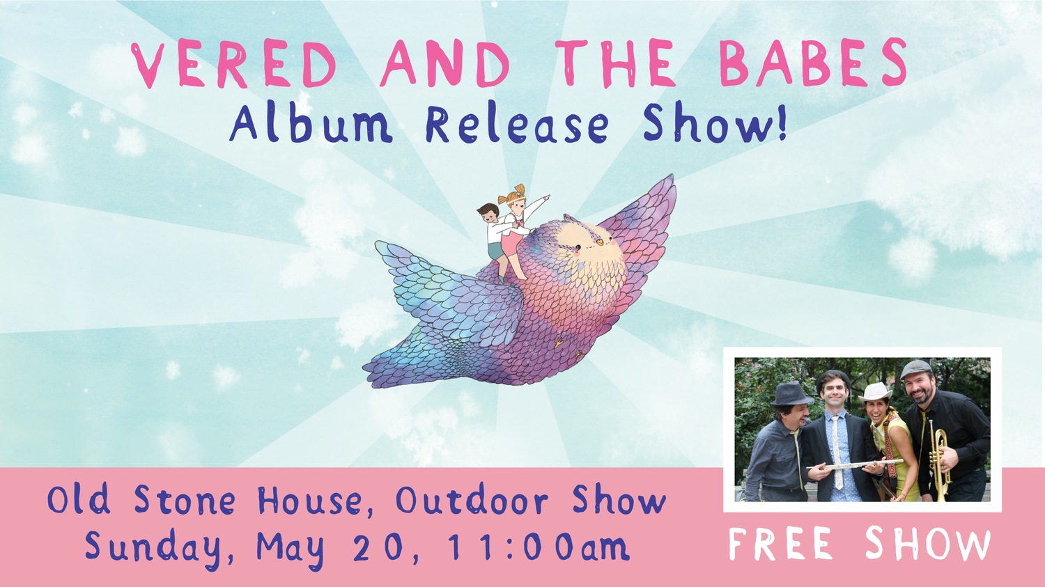 Vered and the Babes Announce Free Concert 'Songs For Sisters And Brothers'  Image