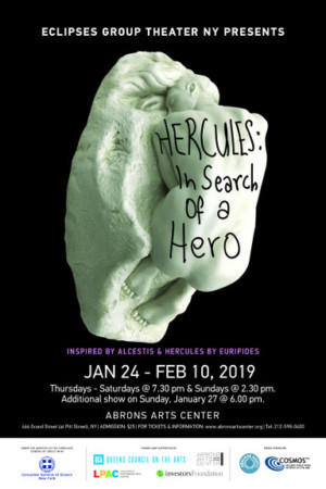 Previews Begin Tonight For Eclipses Group Theater's HERCULES: IN SEARCH OF A HERO 
