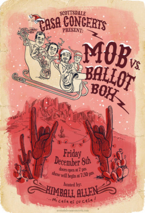 Scottsdale Casa Concerts present MOB VS. BALLOT BOX Image