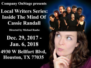 Company Onstage Local Writers Series to Present INSIDE THE MIND OF CASSIE RANDALL Image
