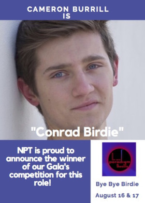 Cameron Burrill Wins The Role Of Conrad Birdie With New Paradigm Theatre 