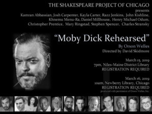 Shakespeare Project Of Chicago Presents Free Performances Of MOBY DICK - REHEARSED, Orson Welles's Adaptation Of Herman Melville's Novel  Image