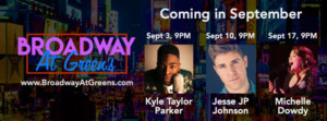 'Broadway At Green's' Concert Series Launches With Stars Of SMOKEY JOE'S CAFE, SPONGEBOB SQUAREPANTS and More In September  Image