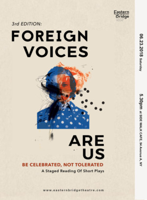 Eastern Bridge Theatre Troupe Presents 'Be Celebrated, Not Tolerated – A Reading Of Short Plays' Image