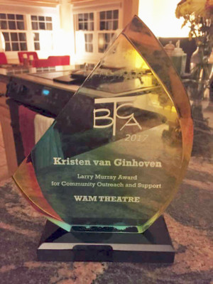WAM Theatre's Kristen van Ginhoven Wins 2017 Larry Murray Award Image