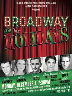 Luke Frazier to Bring BROADWAY FOR THE HOLIDAYS to Ohio University Image