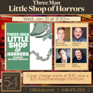 'THREE MAN' LITTLE SHOP OF HORRORS to Play Feinstein's/54 Below Image