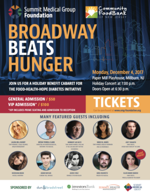 Laura Bell Bundy, Shoshana Bean, Norbert Leo Butz and More Set for BROADWAY BEATS HUNGER Benefit at Paper Mill Playhouse 