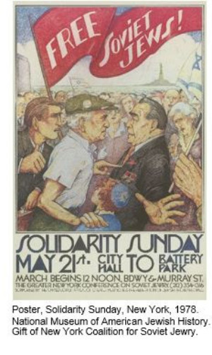 Soviet Jewry Movement Explored In Panel Exhibition, Opens 12/6 