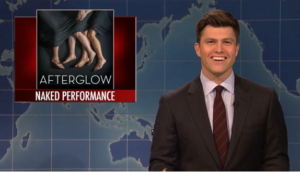 AFTERGLOW Featured On SNL's Weekend Update For Nudist Performance  Image