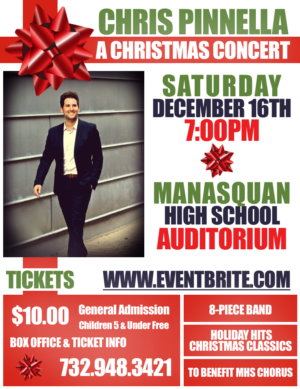 Chris Pinnella Christmas Concert Will Benefit Manasquan High School  Image