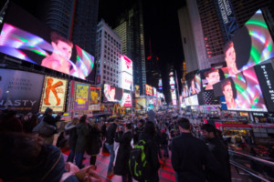 Trine Lise Nedreaas' PULSE Is December's 'Midnight Moment' in Times Square Image