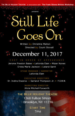 Christine Melton's STILL LIFE GOES ON Gets Reading in Brooklyn 