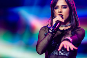 Becky G Performs Her Hits At The IHeartRadio Theater In L.A. 