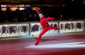 Dance Into The New Year With Johnny Weir At BoA Winter Village at Bryant Park 