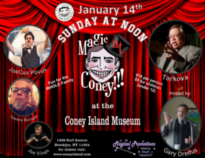 Magic At Coney!!! Announces Featured Performers for The Sunday Matinee Image