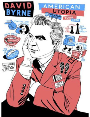 David Byrne Announces Extensive World Tour Coming to The Smith Center For The Performing Arts 