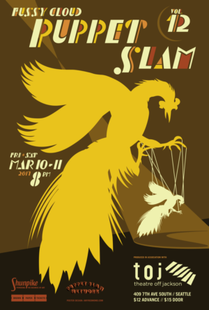 A Call to Action For Artists For FUSSY CLOUD PUPPET SLAM - Volume 14 Image