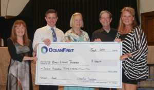 East Lynne Theater Company Receives Check From Oceanfirst 
