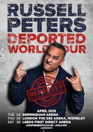 Canadian Comedy Star Russell Peters Announces 3 UK Arena Dates  Image