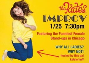the kates at Chicago Improv Welcomes Chicago's Female Comedians 
