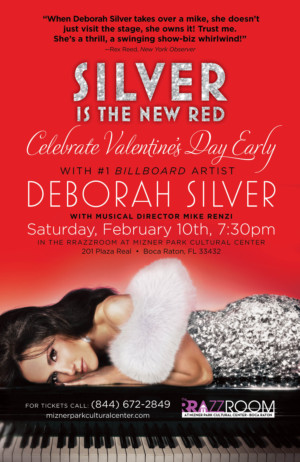 The RRazz Room At Mizner Park Cultural Center Presents Deborah Silver's SILVER IS THE NEW RED  Image