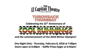 Celebrate the 25th Anniversary Of COOL RUNNINGS At El Capitan  Image