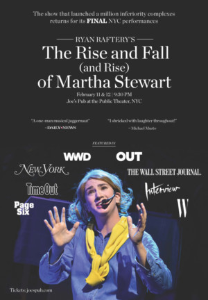Ryan Raftery Concludes TITANS OF MEDIA: MARTHA STEWART at Joe's Pub 2/12 Image