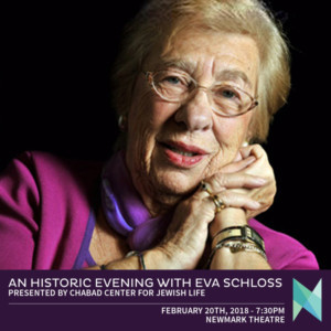 Oregon Jewish Museum Hosts An Historic Evening With Anne Frank's Stepsister, Eva Schloss 