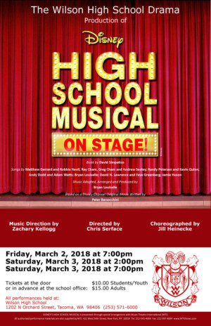 Wilson High School Presents DISNEY'S HIGH SCHOOL MUSICAL 
