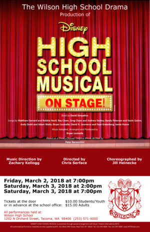 Wilson High School Presents DISNEY'S HIGH SCHOOL MUSICAL Image