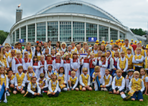 100 Singers Honor 100th Anniversary Of Estonian Independence 4/1 Image