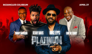 Platinum Comedy Tour Coming To Bojangles' Coliseum 4/27 Image
