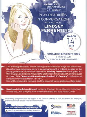 Playwright Lindsey Ferrentino to be Guest Of Honor At Paris' International Theatre Conference 3/14 