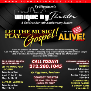 Mama Foundation Presents LET THE MUSIC PLAY...GOSPEL! 