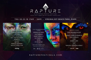 Miami's Rapture Electronic Music Festival Announces Programming  Image