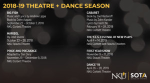 NKU Announces 2018-19 Theatre Season 