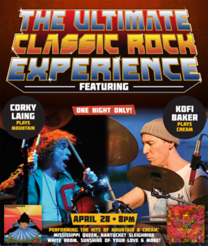 Just Announced: The Ultimate Classic Rock Experience Featuring Corky Laing & Kofi Baker  Image