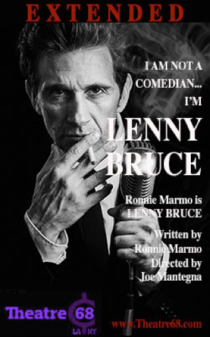 I AM NOT A COMEDIAN...I'M LENNY BRUCE Extends  Image