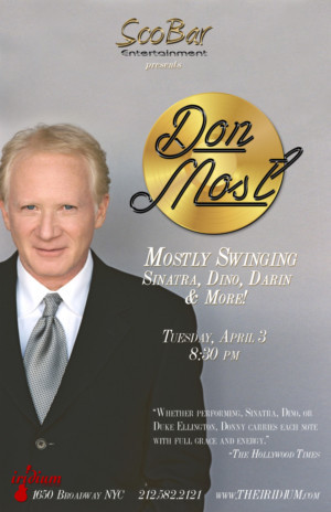 'Happy Days' Are Back At The Iridium As Don Most Returns For One Night Only! Image