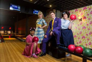 The HAIRSPRAY Cast Visits All Star Lanes 