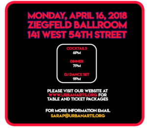 Urban Arts Partnership To Host 2018 Benefit, AMPLIFIED In New York City Image
