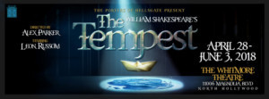 The Porters Of Hellsgate Present William Shakespeare's THE TEMPEST 